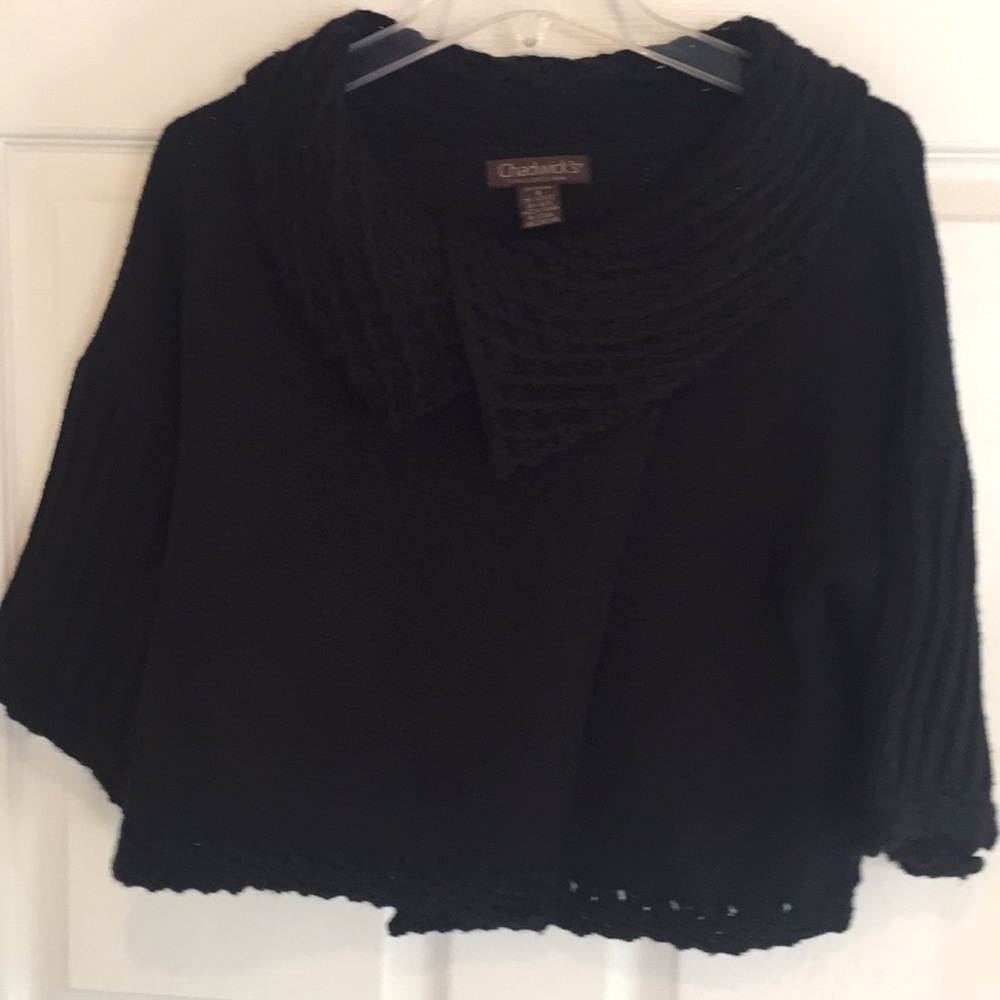 Unique black sweater Chadwick’s
